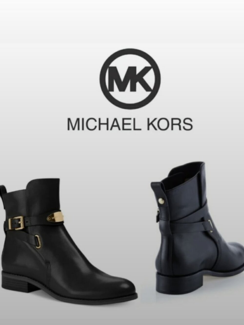 Michael Kors Arley Ankle Boots Black Like New!